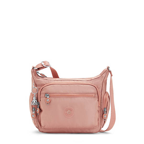 Torba Crossbody Kipling Gabbie Small Metallic Różowe | PL 2073TC